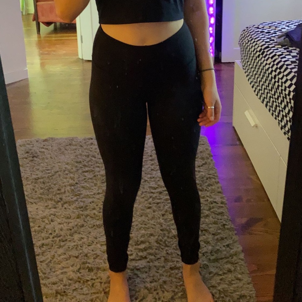 SIZE 4 BLACK LULULEMON LEGGINGS✨